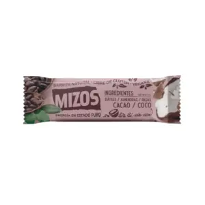 Barrita Natural Cacao Y Coco Mizos 35 Grs